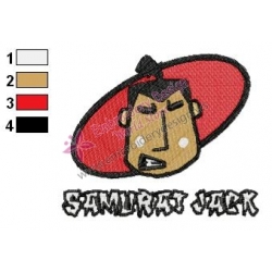 Samurai Jack Logo Embroidery Design